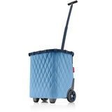 Reisenthel carrycruiser Frame Rhombus Blue - Tragbarer Einkaufstrolley mit stabi...