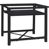 vidaXL Waschmaschinen-Podest Schwarz 64 x 55 x 32,5 cm Stahl