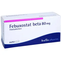 Febuxostat beta 80 mg Filmtabletten 84 St