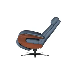 HIMOLLA Ledersessel 7818 Marineblau