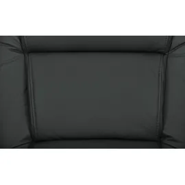HIMOLLA Fernsehsessel Leder 74 x 110 x 85 cm Grau mit Relax-Funktion