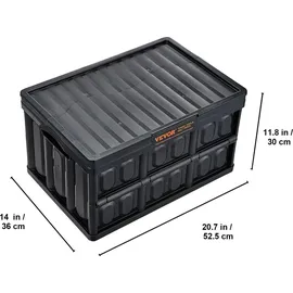 Vevor Klappbox 45 L 3-tlg. grau