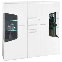 Hom ́in Highboard-Vitrine Corel - B/H/T ca. 154,80x150,00x41,20