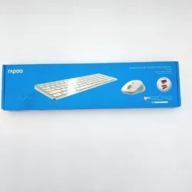 Rapoo 9700M DE Set weiß