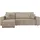 Mirjan24 Ecksofa Beige, Textil, 5-Sitzer, L-Form,L-Form, 244x145 cm, Wohnzimmer, Sofas & Couches, Wohnlandschaften, Ecksofas