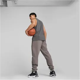 Puma Hoops Team Drycell Slvs Top Herren Shirt, grau - L