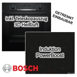 Bosch Herdset AutoPilot + Induktionskochfeld PowerBoost