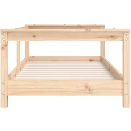 vidaXL Kinderbett 70 x 140 cm Kiefer massiv braun