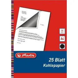 herlitz Kohlepapier A4 VE=40x25 Blatt