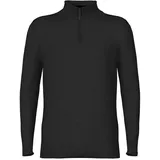 Smartwool Sparwood Halbzippullover - Charcoal Heather - S