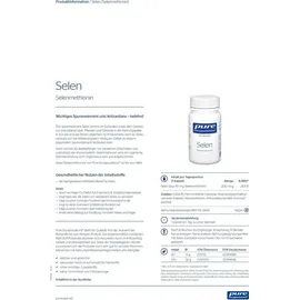 PURE ENCAPSULATIONS Selen Selenmethionin Kapseln 60 St.