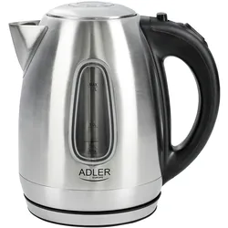 Adler AD 1223 Wasserkocher Edelstahl 1,7 L 2200 W LED-Anzeige