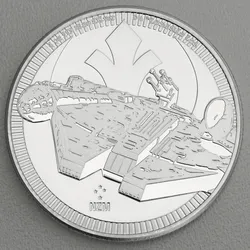 Silbermünze 1oz Millennium Falcon 2021 Star Wars? (Niue)