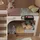 Relaxdays Nachtschrank 37 x 14 x 26,5 cm Weiß