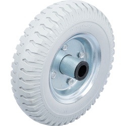 BGS DIY 80670 Rad für Sackkarren Bollerwagen PU grau Ø220mm