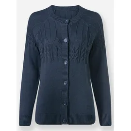 Inspirationen Strickjacke in Dunkelblau-Meliert 36