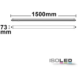 Fiai IsoLED LED Linearleuchte Professional 150cm 60W