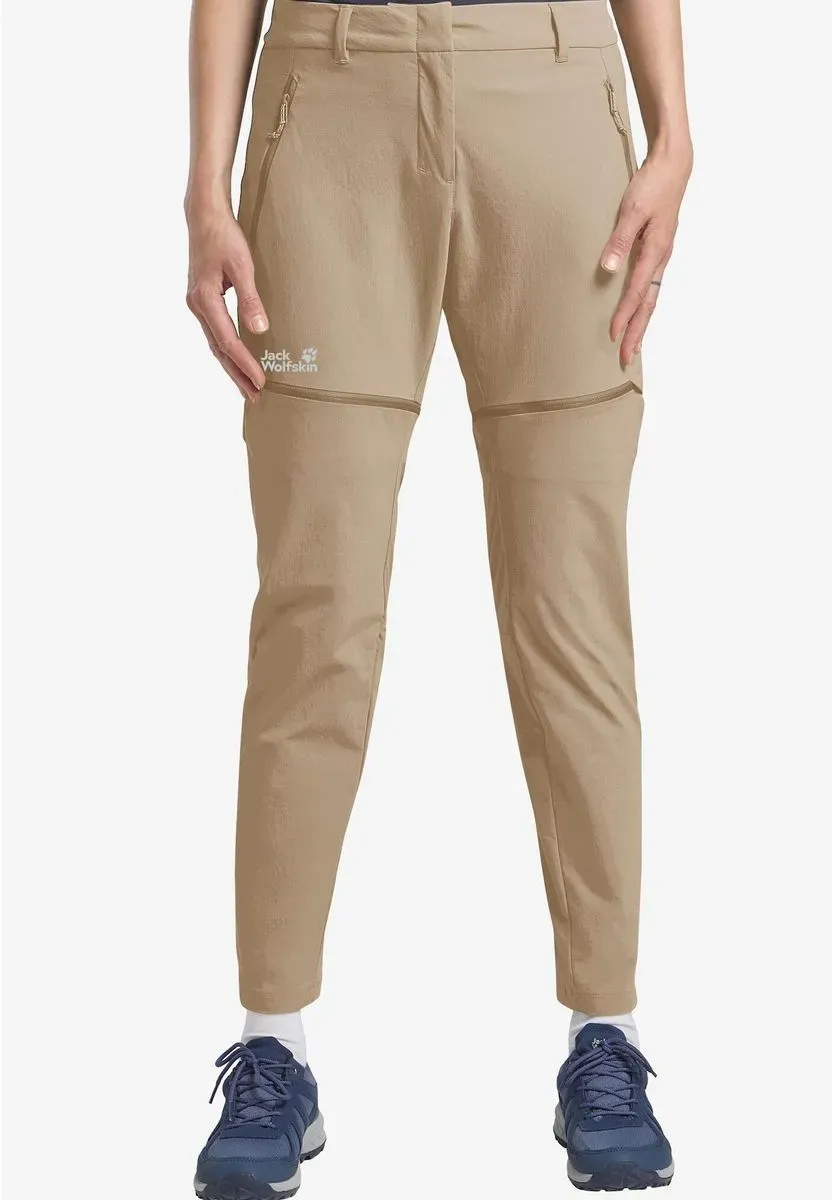 Jack Wolfskin Hikeout Zip Away Pants W hazel wood (A0082) 38 Long
