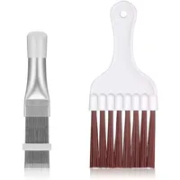 2-teiliges Reinigungsbürsten-set, Heizkörperbürste Für Die Reinigung Von Klimaanlagen Im Haushalt, Reinigungsset Für Split-klimaanlagen, Klimaanlagen-reinigungsspray, Heizkörperreiniger – Crezuo