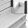 ADB Schubladenschrank 70 x 43,5 x 75 cm anthrazit / lichtgrau
