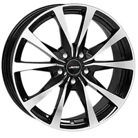 Autec Brixen 7,0 x 18 5 x 112 ET45 Schwarz Poliert