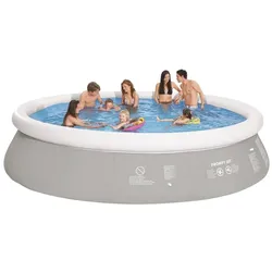 Jilong Aufblasbarer Pool Grau 450×122 cm