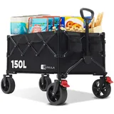 sunula Bollerwagen Faltbar schwarz