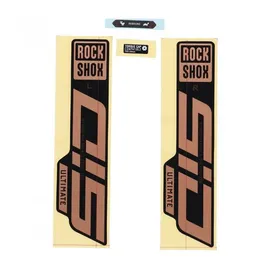 RockShox Gabel Decal-Kit SID Ultimate 27|29 Zoll 11.4018.105.040 matteCopper-Folie für blau