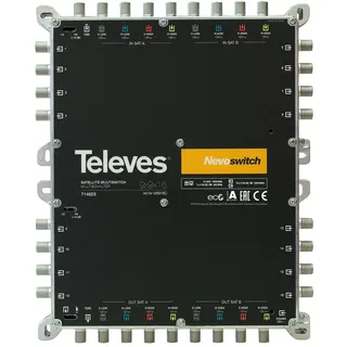 Televes Multischalter 9 in 16 Guß NEVO kaskadierb.o.NT MS916C