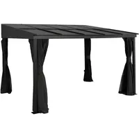 Sojag Aluminium Terrassenüberdachung St. Barth 363 x 248 x 240 cm anthrazit