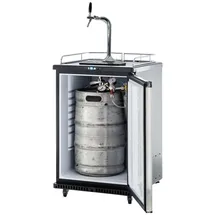ich-zapfe Fassbierkühlschrank bis zu 50L Fässer (bierbar) - inkl. Schanksäule Elegant und Kompensatorhahn