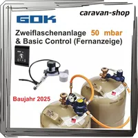 GOK Caramatic BasicTwo 50mbar 1,5kg/h Komb.W x G 1/4