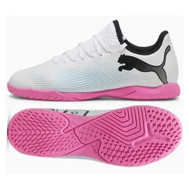 Puma Future 7 Play IT Jr. puma white/puma black/poison pink 37