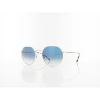 Ray-Ban RB3565 Unisex-Sonnenbrille Vollrand Quadratisch Metall-Gestell, silber