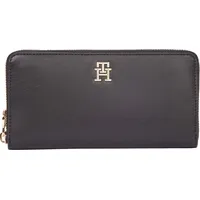 Tommy Hilfiger TH Distinct Zip Around Wallet Black