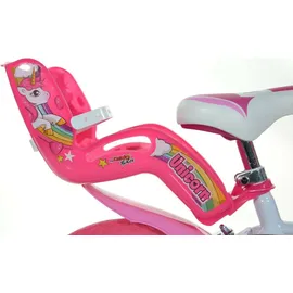 DINO BIKES Unicorn 16 Zoll RH 28 cm weiß/rosa