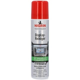 Nigrin Display- Reiniger, reinigt schlierenfrei, mit spezieller Schaumtextur, 75 ml