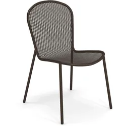 Emu Ronda X Gartenstuhl Metall stapelbar - Braun