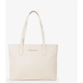 Valentino Pansy Shopper Polyurethan Ecru