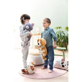 NICI Kuscheltier Hund mit Ente 40 cm Braun