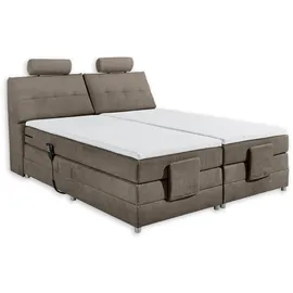 ed exciting design Boxspringbett Palermo 2 - Grau
