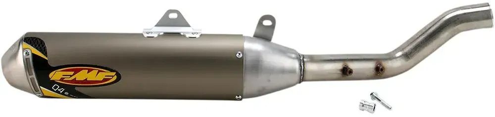 Fmf Q4 Yfz450r 09-17/yfz450x 10-11 Nicht Homologierter Slip-on-schalldämpfer - Silver - Not Homologated