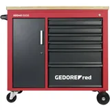 Gedore Werkstattwagen Stahl 988x431x935 mm rot/schwarz unbestückt
