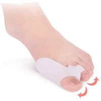 3 Paare zehenspreizer hallux valgus aus BESTER Qualität ,Optimale Behandlung und beste Therapie – Silikon Soft Gel (weiß)