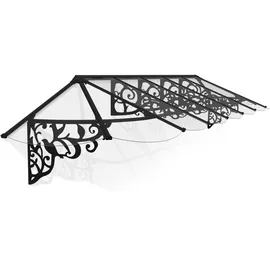 CANOPIA Vordach Lily 421 x 70 cm schwarz