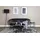 VCM ebuy24 Sofa 3 Personen velour grau.