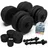ArtSport Hantelset 30 kg Kurzhantel Set schwarz