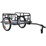 Bollerwagen faltbar, Gartenwagen Transportwagen bis 80 kg, Handwagen mit großem Stauraum, Klappbarer Ziehwagen für Garten Camping Einkauf Outdoor