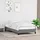 vidaXL Bettgestell 100 x 200 cm Dunkelgrau