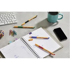 Stabilo pointVisco Gelschreiber orange 0,5 mm, Schreibfarbe: farbsortiert, 10